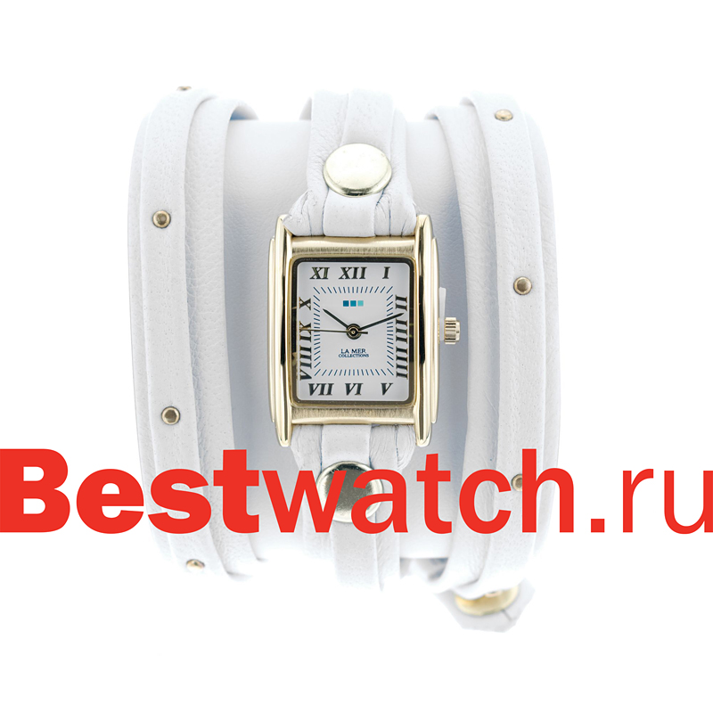 Часы La Mer С клепками LMSW1016Gold